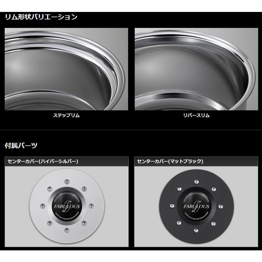 ファブレス プロファンド 17インチ 4本セット 中古ホイール 単品1本 FABULOUS(ファブレス) プロファンド FABULOUS