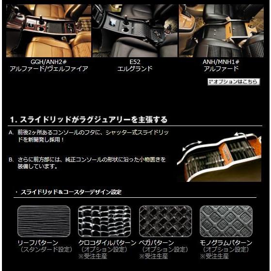 【50系エスティマ専用】ギャルソン　センターキャビネット ギャルソン センターキャビネット タイプ2（スクエアタイプ） 50系