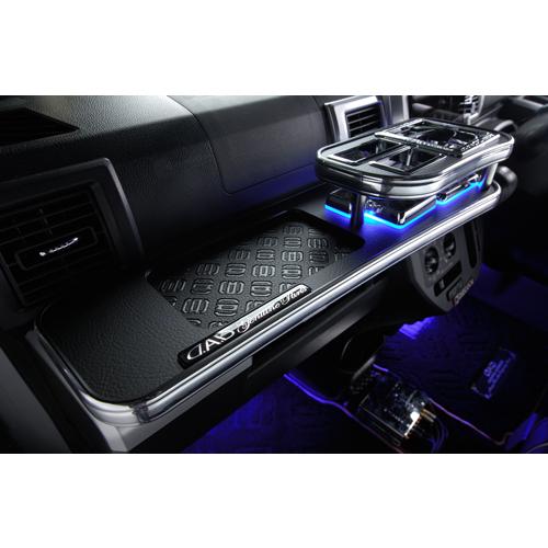 LA700系ハイゼットキャディーフロントテーブル【メッキタイプ/マット