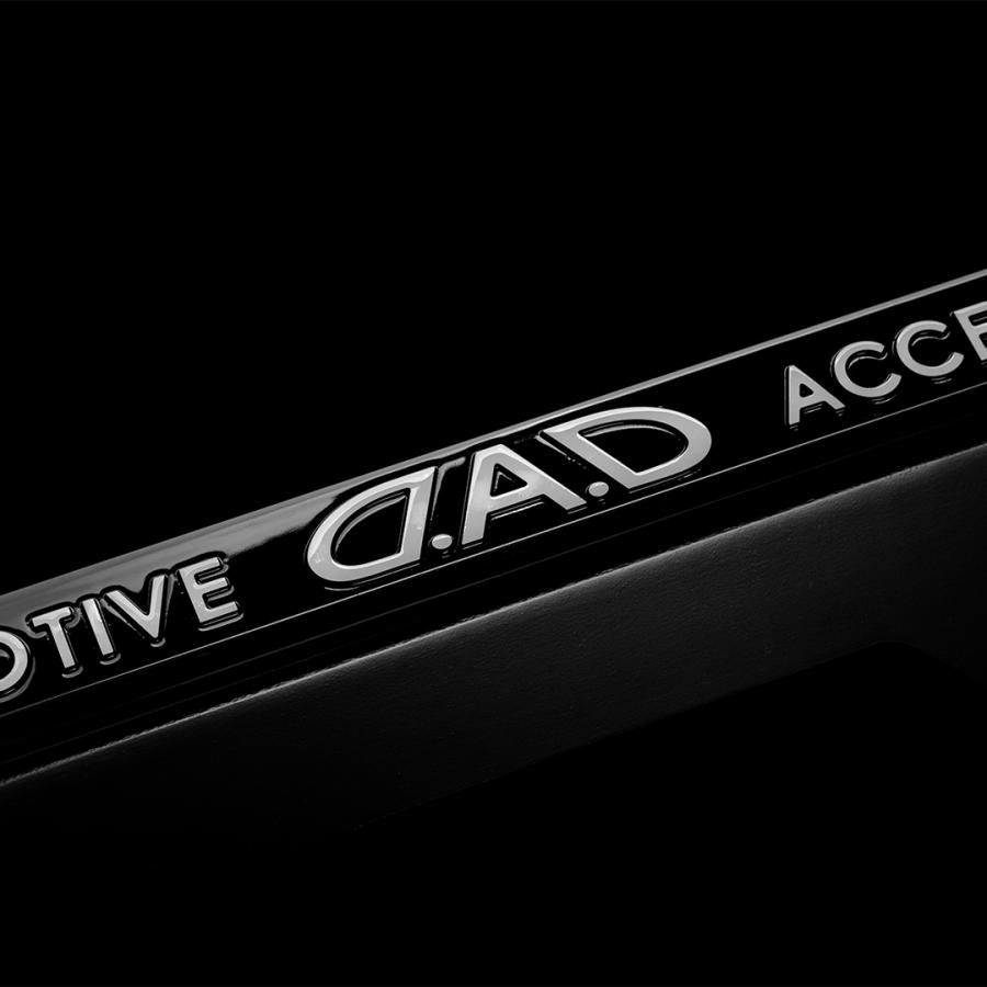 オマケ付き！　装飾加工！キラキラ！ギャルソン　LEDプレート ギャルソンDAD(GARSON)LEDスタイリッシュナンバープレートステー
