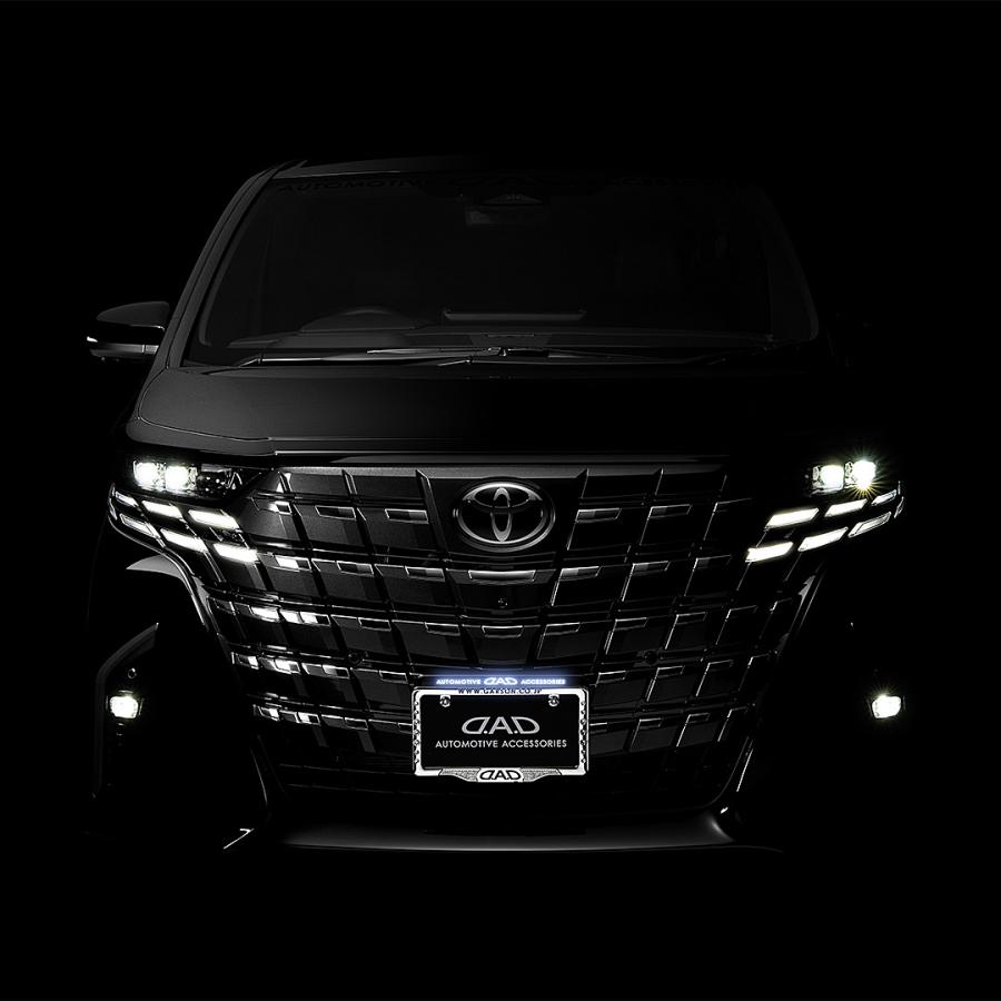 ギャルソンDAD(GARSON)LEDスタイリッシュナンバープレートステー