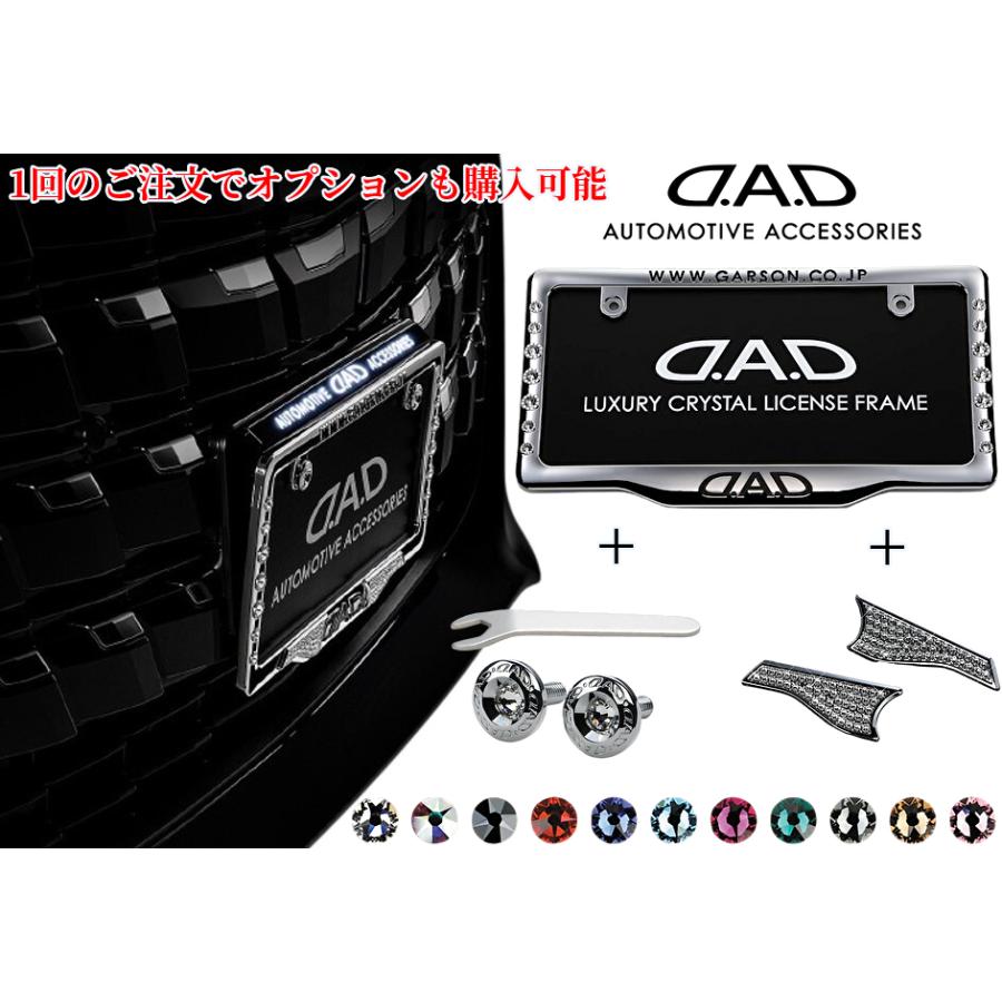 ギャルソンDAD(GARSON)LEDスタイリッシュナンバープレートステー