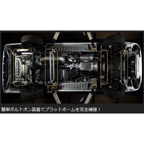 玄武　フレームサポートセット　フルセット　ハイエース4WD標準ボディ専用 玄武フレームサポートセット【1台分フルセット】 « リム