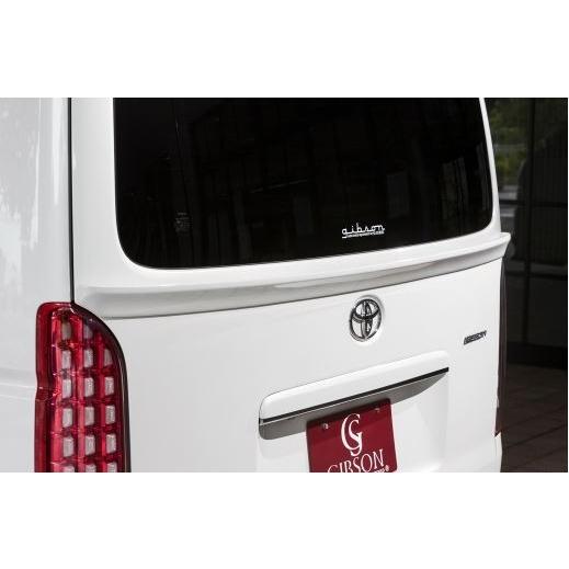 ギブソン(GIBSON)リアゲートスポイラー塗装済み【200系ハイエース