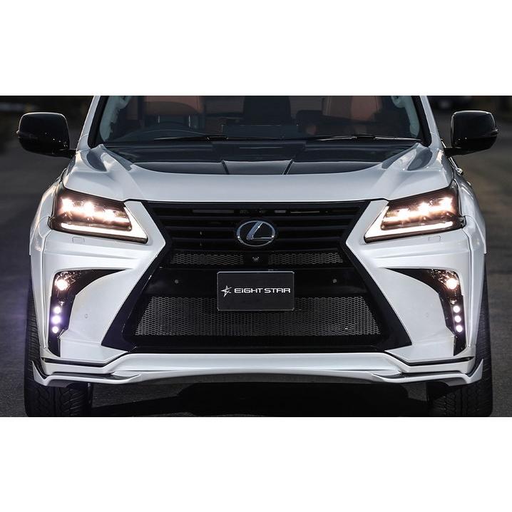 レクサスLX570 フロントバンパースポイラー未塗装 ダブルエイト レクサスLX570 フロントバンパースポイラー未塗装 ダブルエイト