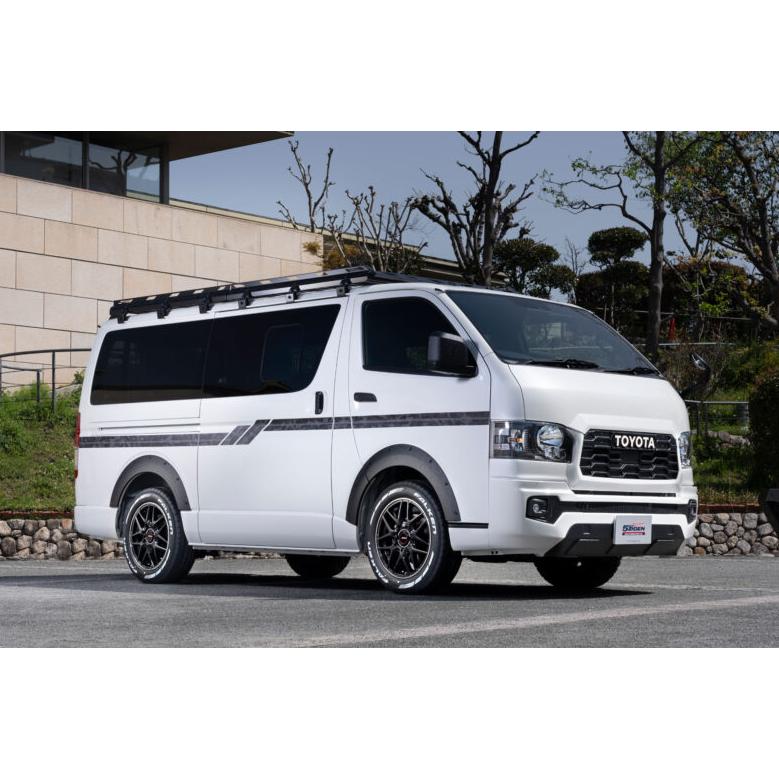 限定スタッドレス ゴジゲン 5ZIGEN TF500 XC-M クロスシーメッシュ 17インチ【215/60R17スタッドレスセット】200系ハイエース キャラバン(タイヤメーカー選択可)の画像