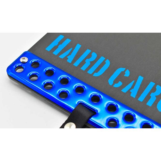 HARD CARGO マッドフラップ 2枚セット HARD CARGO ハードカーゴ マッドフラップ ブルーアルマイト