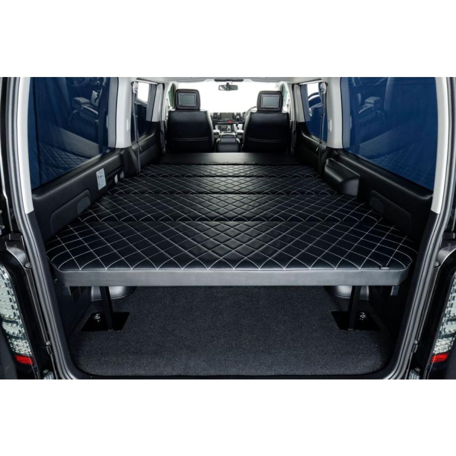 200系ハイエースバン2〜7型ワイドボディS-GL】ベッドキットタイプ1