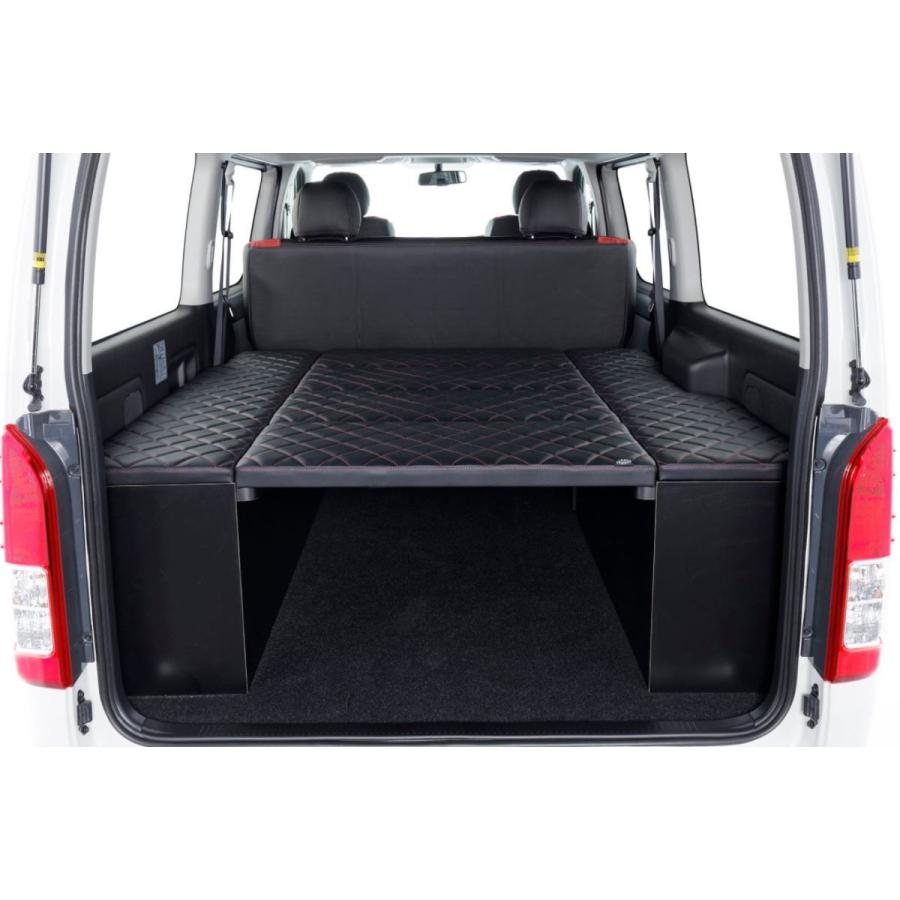 200系ハイエース2〜7型ワイドボディS-GL】ベッドキットタイプ2