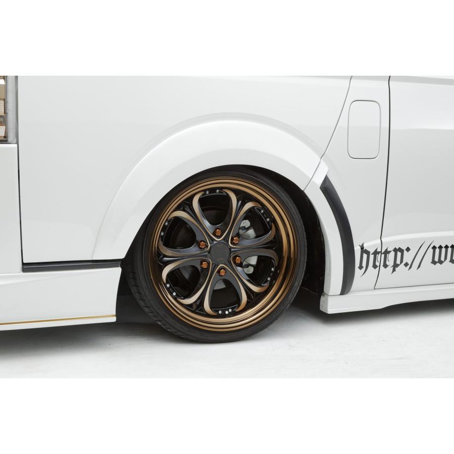 200系ハイエース HTDオーバーフェンダーキット未塗装(ハーツ/Hearts