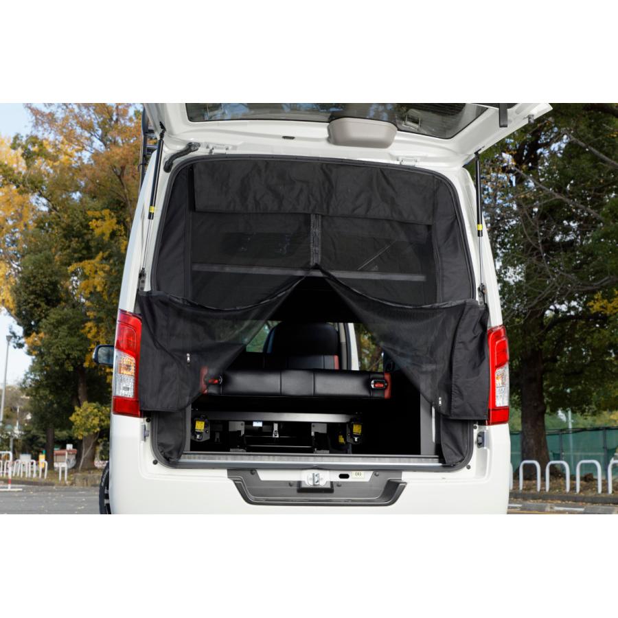 ハーツ(Hearts) マグネット開閉式防虫ネット NV350キャラバン 【サイド