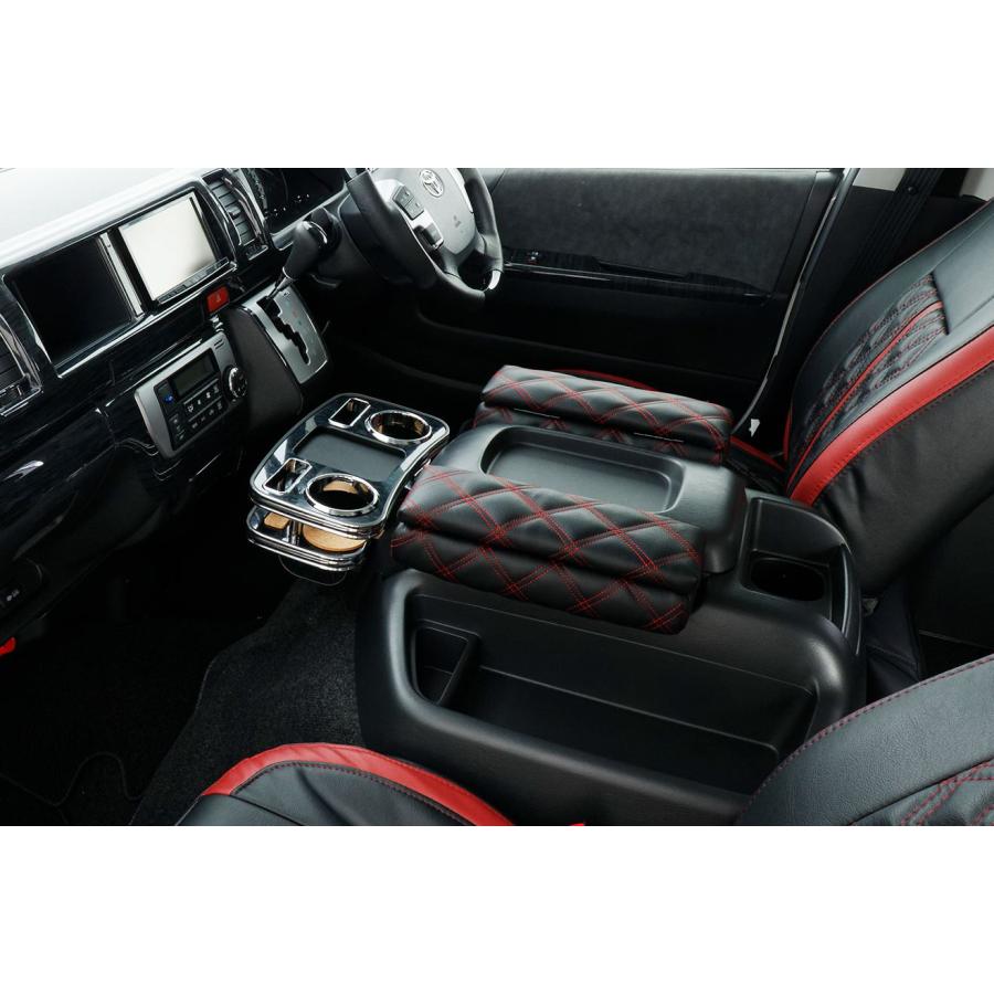 ハーツ（Hearts) アームレスト ダイヤステッチ(左右セット) 200系