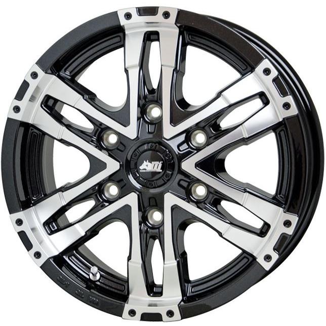 スタッドレス マッドクロス ウルフ BK/FP 15インチ【厳選輸入195/80R15 