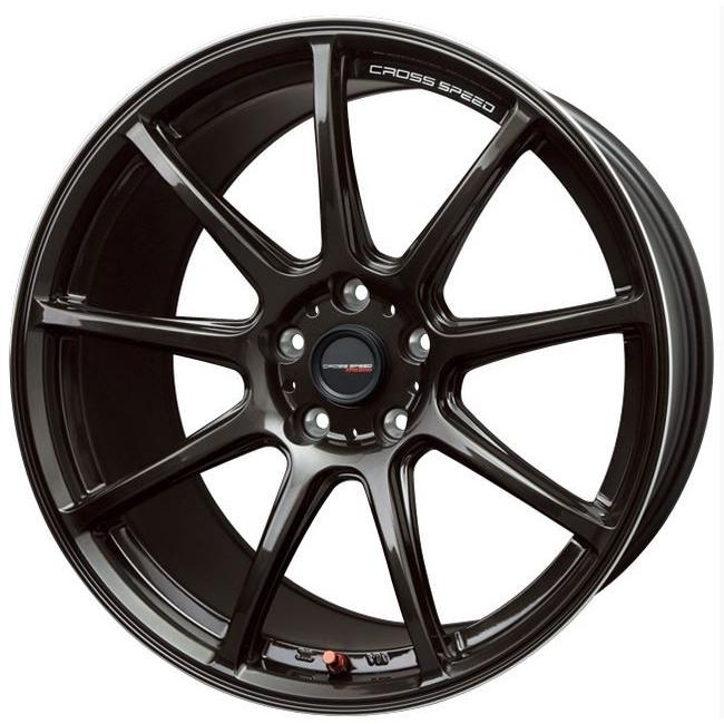 クロススピード（ＣＲＯＳＳ　ＳＰＥＥＤ）　ＲＳ9　ＧＧＭカラー　アルミホイール1本　18×8.5Ｊ　5/100/5/114 4本セット 18×8.5J+30 5⁄114.3 HOT STUFF CORPORATION CROSS SPEED RS9