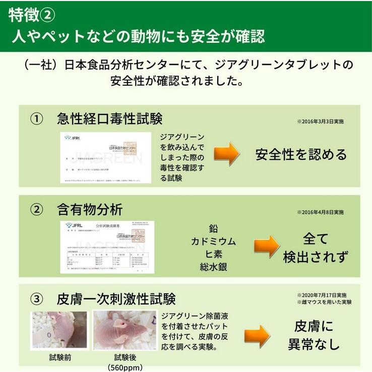 【ジアグリーン 5000 (10錠入)】 次亜塩素酸 加湿器用 噴霧 100ppm 除菌 99%除菌｜sh-store｜07