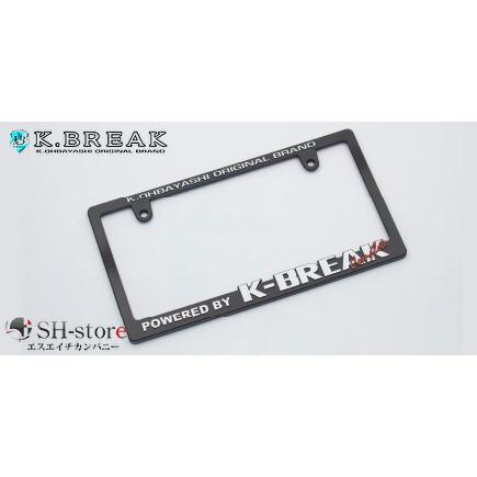 Kブレイク(K-BREAK) JIMRIDE Samurai ナンバーフレーム/1枚 ジムニー
