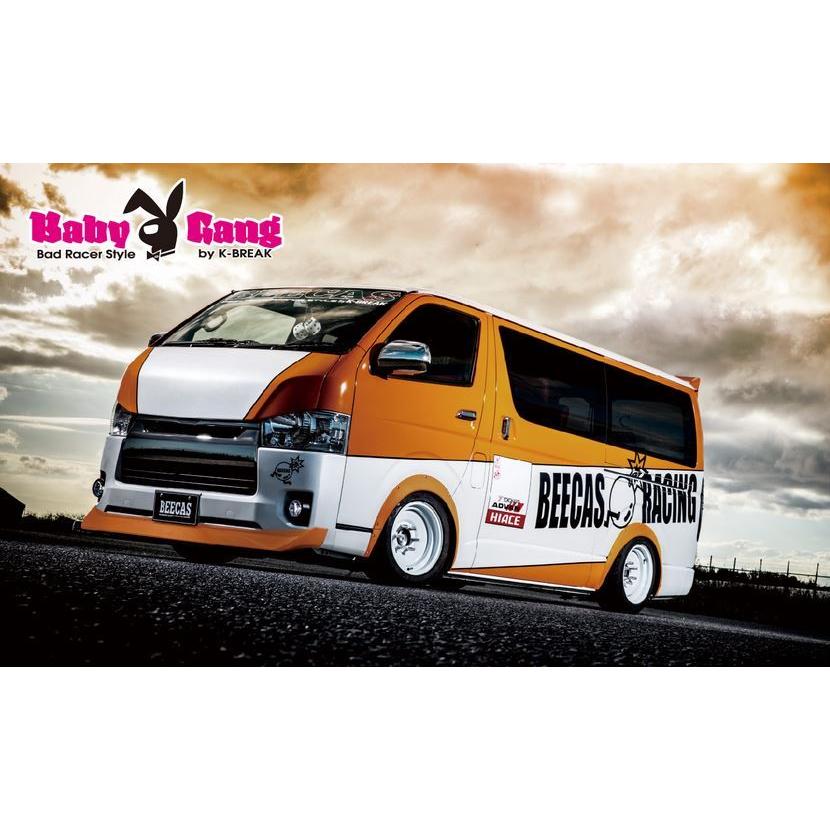 ハイエース 070ナローBEECASビーキャスK-BREAK チンスポ k-breakstore_zzz584