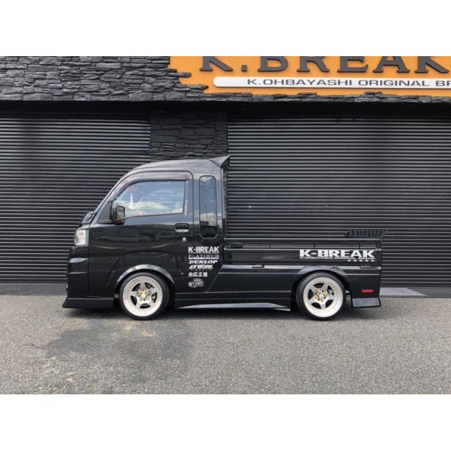 K-BREAK(ケイブレイク) コンプリート サイドステップ未塗装 ハイゼット 