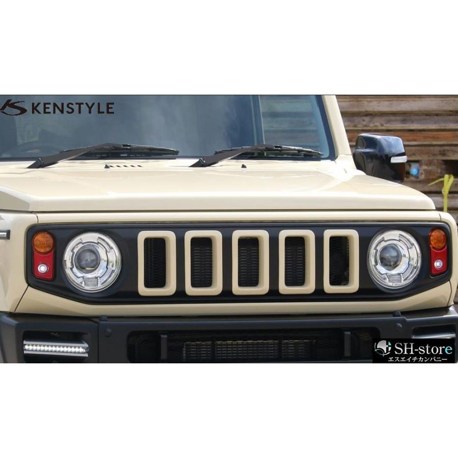 ケンスタイル(KENSTYLE) フロントグリル未塗装 ジムニーJB64W ケンスタイル(KENSTYLE) フロントグリル未塗装 ジムニーJB64W