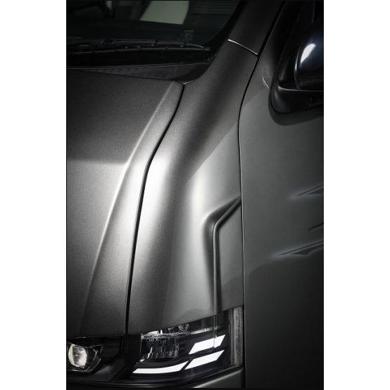 ハイエースコーナーカバー本日限定価格 クールレーシング（KUHL） 200V-GT コーナーパネルカバー未塗装 200系