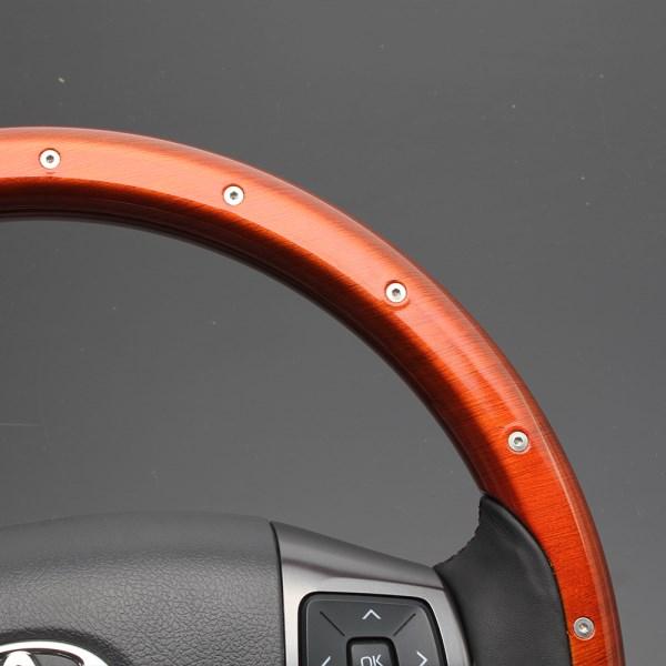 200系ハイエース4〜8型 クラシックラインステアリング【ライトチェリー
