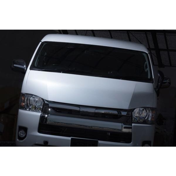 フェガーリ デビルボンネットパネル(未塗装) 200系ハイエースワイド