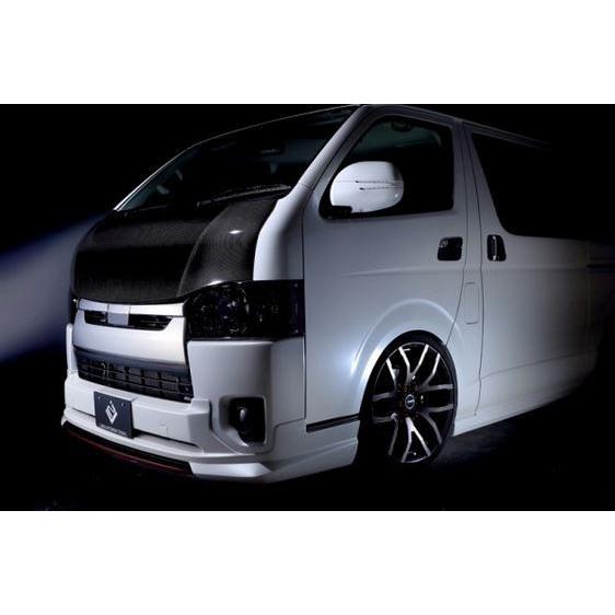 ハイエース 200系 標準ボディ カーボン調 ハイエース 200系 標準ボディ用 ドライカーボン調 ナビモニター