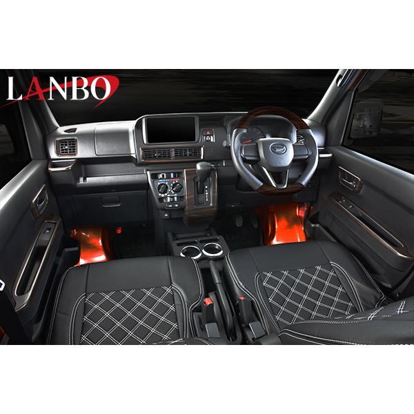 LANBO（ランボ) 3Dインテリアパネル 8pcs【ピアノブラック/ライト