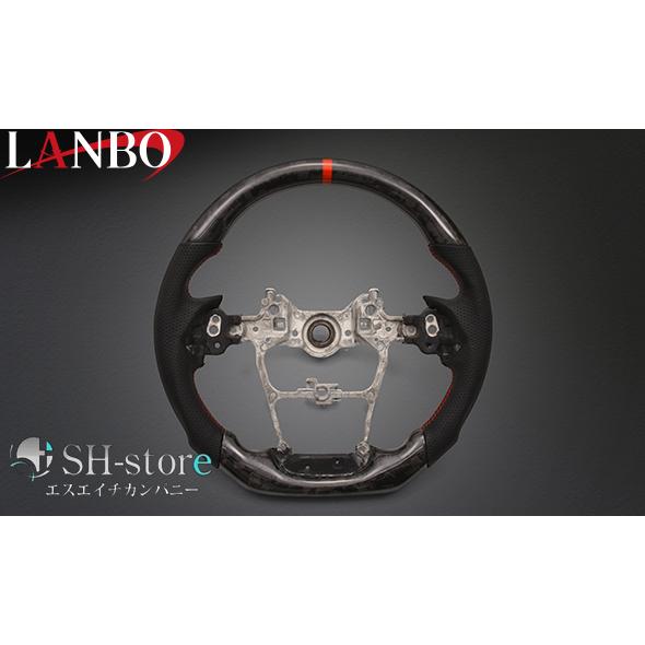 ランボ LANBO プレミアムスポーツステアリング フォージドカーボン