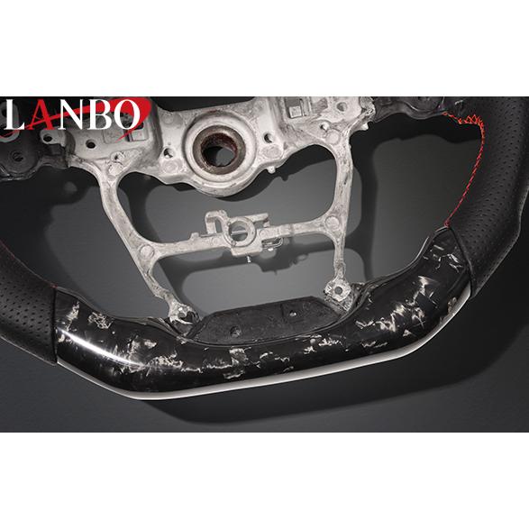 ランボ LANBO プレミアムスポーツステアリング フォージドカーボン