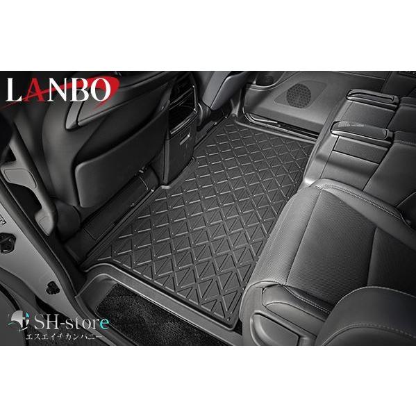 LANBO(ランボ) 3Dフロアマット 2列目用［アルファード/ヴェルファイア