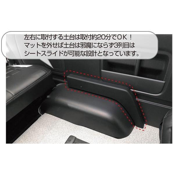 レガンス J-CLUB パーソナルベッドキット ブラック 200系ハイエース