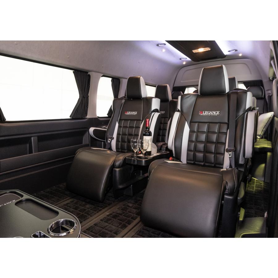 ハイエース グランドキャビン用 レガンス 高級シートカバー 購入価格14万