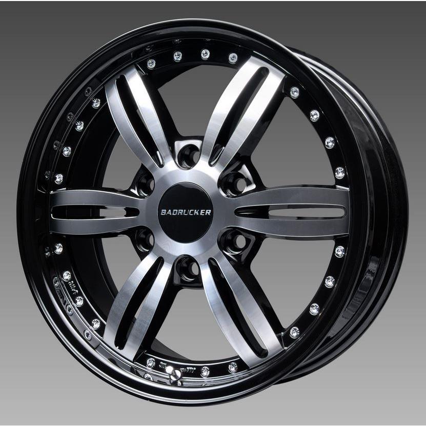 415コブラ バッドラッカーIII 24POINTSリム付き ブラックポリッシュ 18 