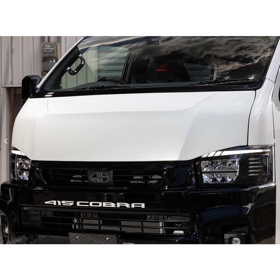 トヨタ ハイエース8型ワゴン　ボンネット 200系ハイエースワイドボディ1〜8型】スポーティラインボンネット(415