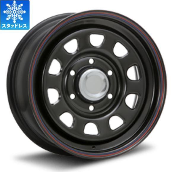 200系ハイエース用 国産スタッドレスタイヤ + デイトナブラック 15インチ ハイエース用 15インチ スタッドレスタイヤセット(デイトナ ブラック