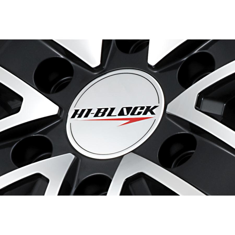 ハイブロック(HI-BLOCK/MONZA) 15インチ 【厳選輸入195/80R15ホイール