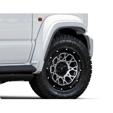 R6年新車外し jb74 ジムニーシエラ　純正オーバーフェンダー 1台分 R6年新車外し jb74 ジムニーシエラ 純正オーバーフェンダー 1台