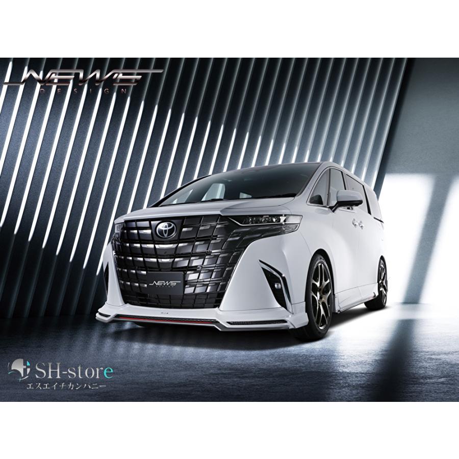ニューズデザイン(NEW'S DESIGN)リアハーフスポイラーABS製未塗装 40系