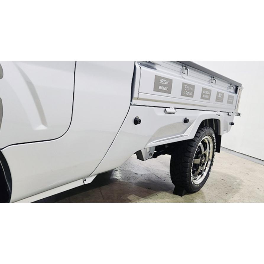 ハイゼットトラック　サイドパネル 乱人(エアロテックジャパン) サイドパネルキット4点セット未塗装