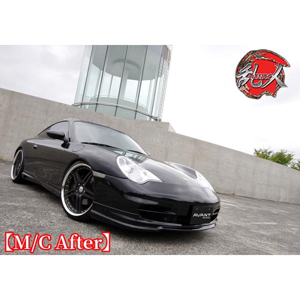 リアウイングFRP未塗装 ポルシェ996後期用ボディキット(エアロテック