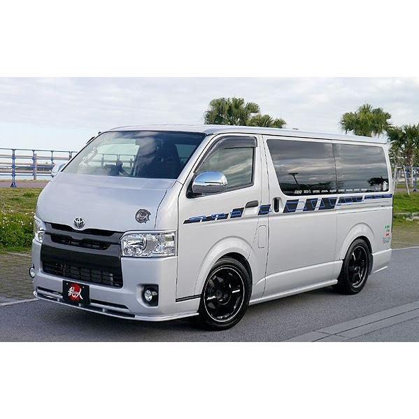 乱人（エアロテックジャパン） サイドステップ 未塗装 200系ハイエース