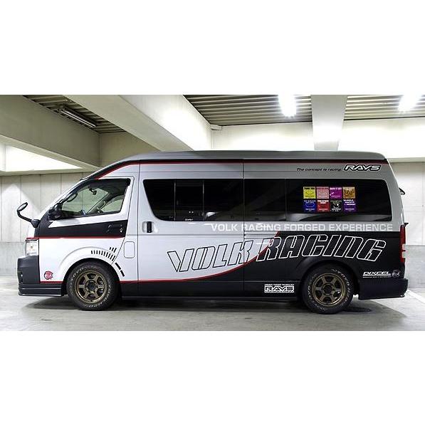 乱人（エアロテックジャパン） サイドステップ 未塗装 200系ハイエース