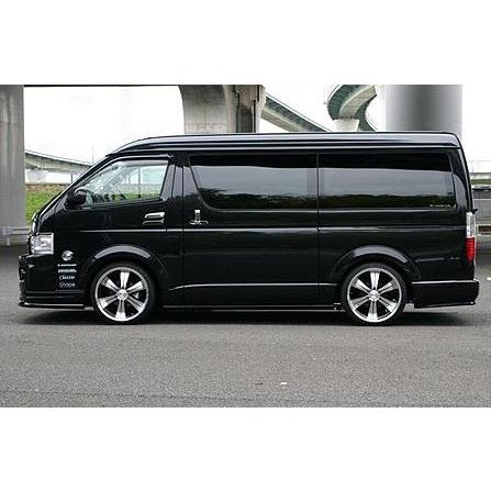 TRD│サイドスカート│200 ハイエース ナロー ワイド│未塗装 乱人（エアロテックジャパン） サイドステップ 未塗装 200系ハイエース