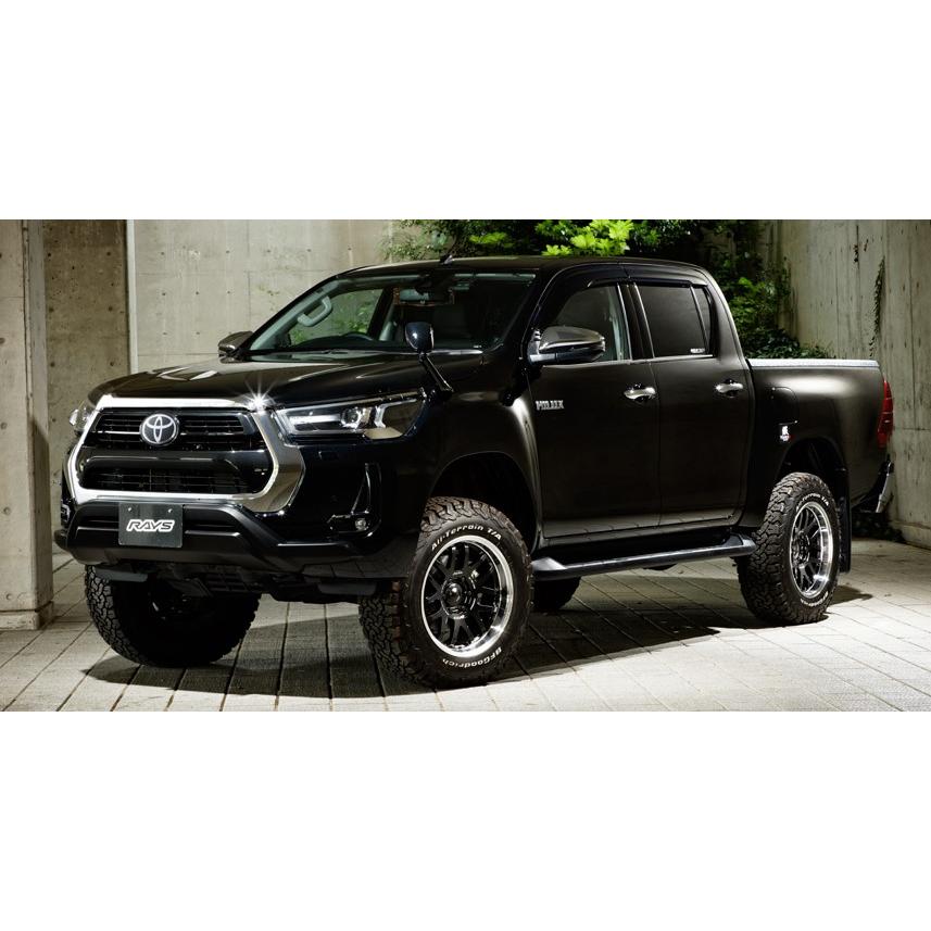 レイズ A・LAP07X ブラックリムDC 18インチ【265/60R18ホイール レイズ A・LAP07X ブラックリムDC 18インチ【265/60R18ホイール
