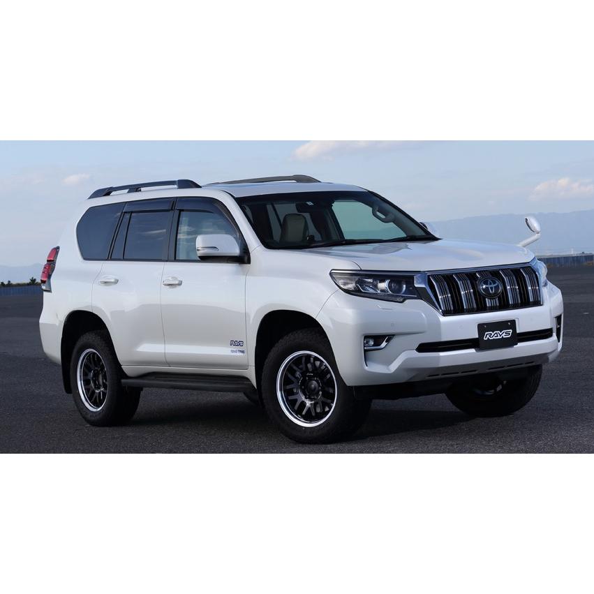 レイズ A・LAP07X ブラックリムDC 18インチ【265/60R18ホイール レイズ A・LAP07X ブラックリムDC 18インチ【265/60R18ホイール