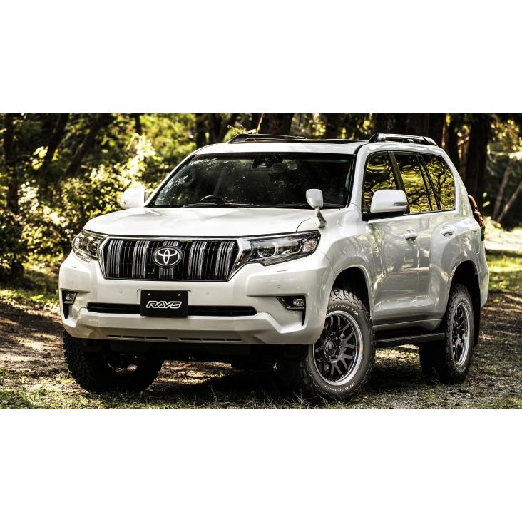 レイズ A・LAP07X ブラックリムDC 18インチ【265/60R18ホイール レイズ A・LAP07X ブラックリムDC 18インチ【265/60R18ホイール