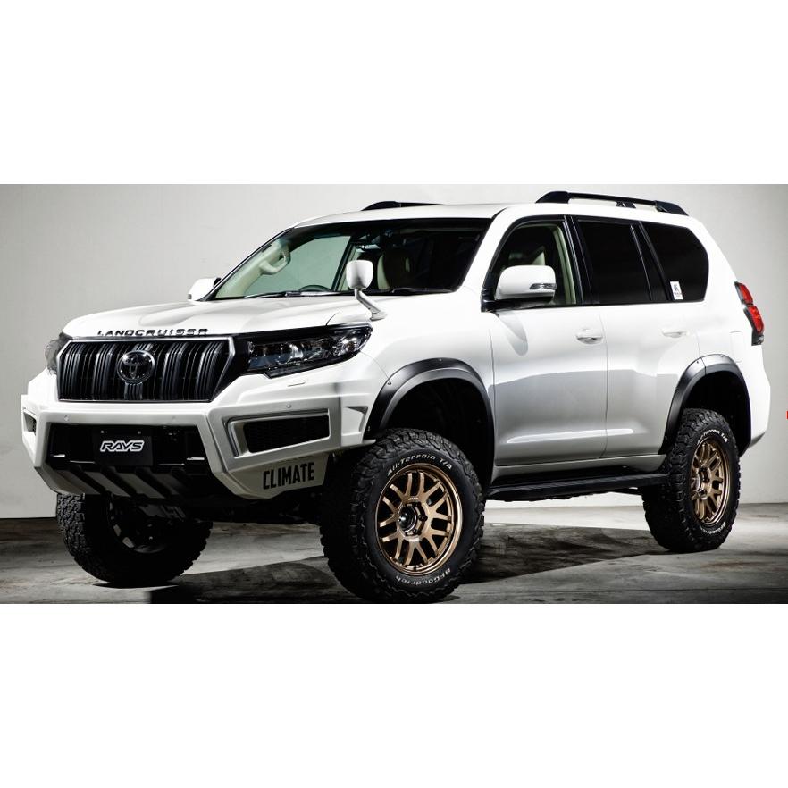 レイズ A・LAP07X ブロンズ(BR) 18インチ【265/60R18ホイールタイヤセット】ランクルプラド150に最適〈タイヤ銘柄選べます！〉の画像
