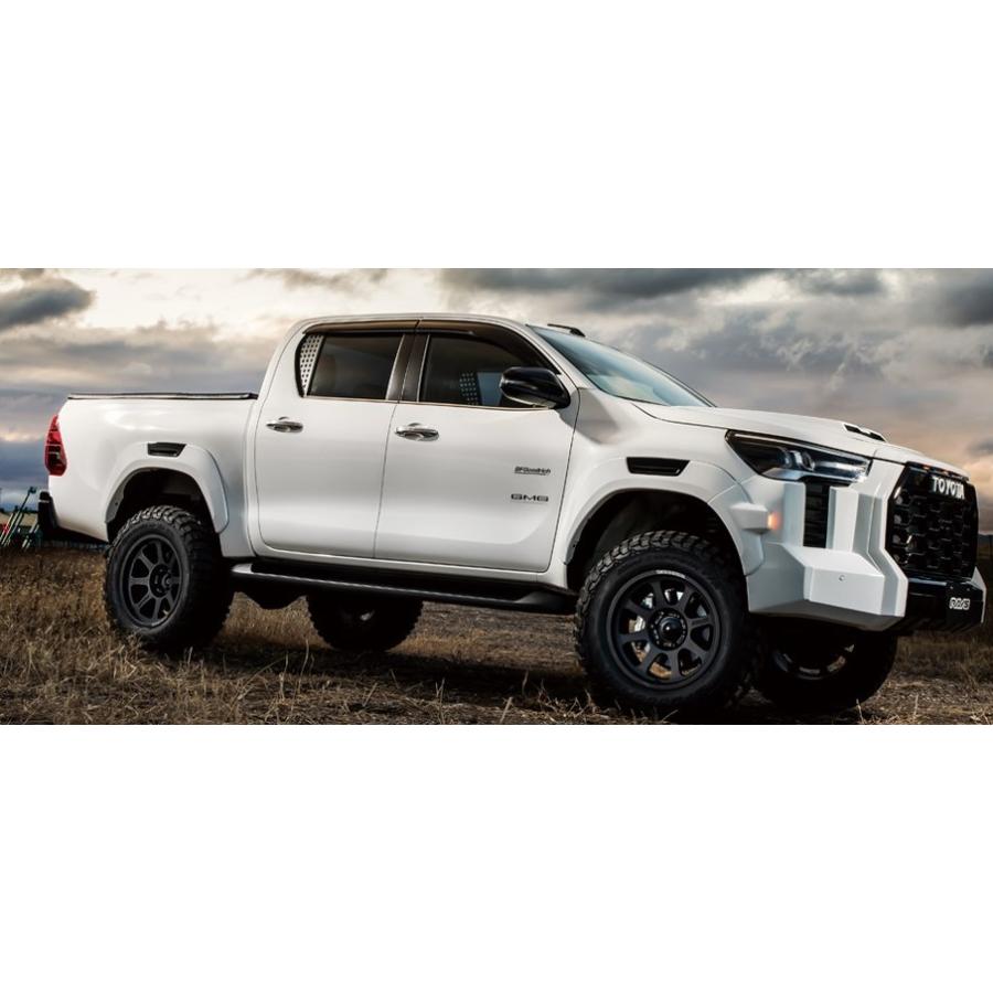 プラチナ　ダイヤ レイズ デイトナ D108 マットブラック(BPJ) 18インチ【265/60R18