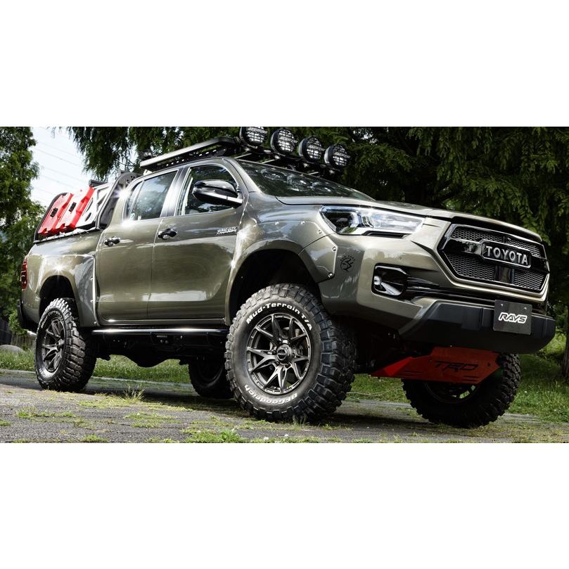 レイズ ベルサス VV21SX 6Hモデル マットスーパーダークガンメタ 17